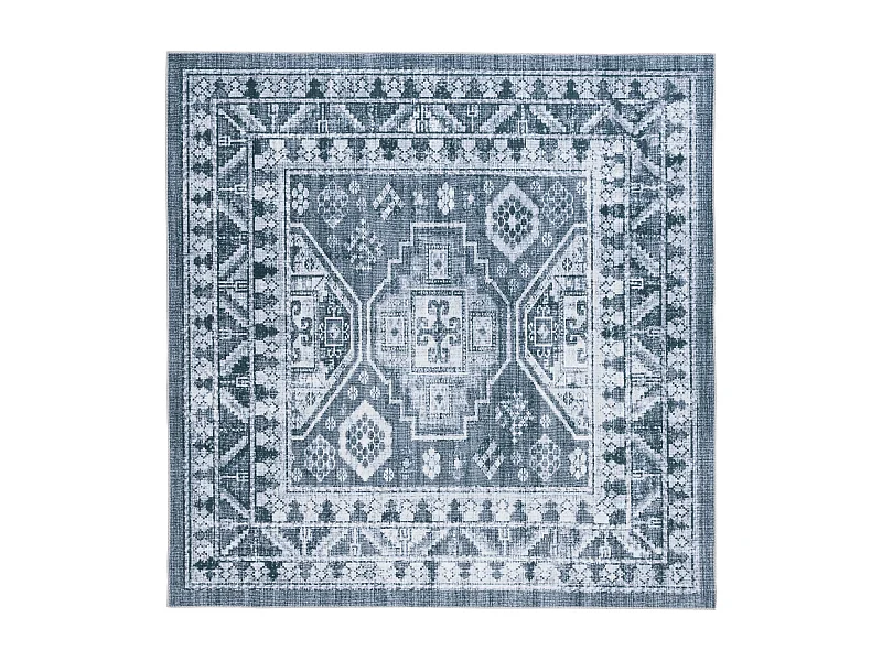 Tapis Gris Vert/Ivoire 183 X 183 cm - Fatima