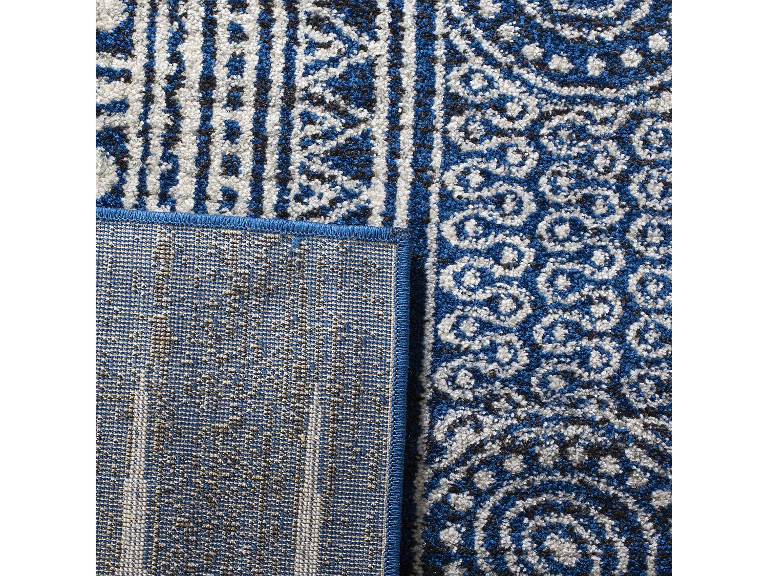 Tapis Bleu/Neutre 91 X 152 cm - Gianna