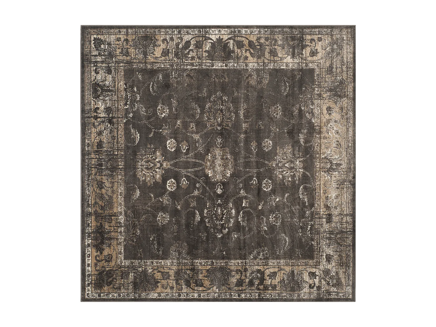 Tapis Gris 183 X 183 cm - Peri