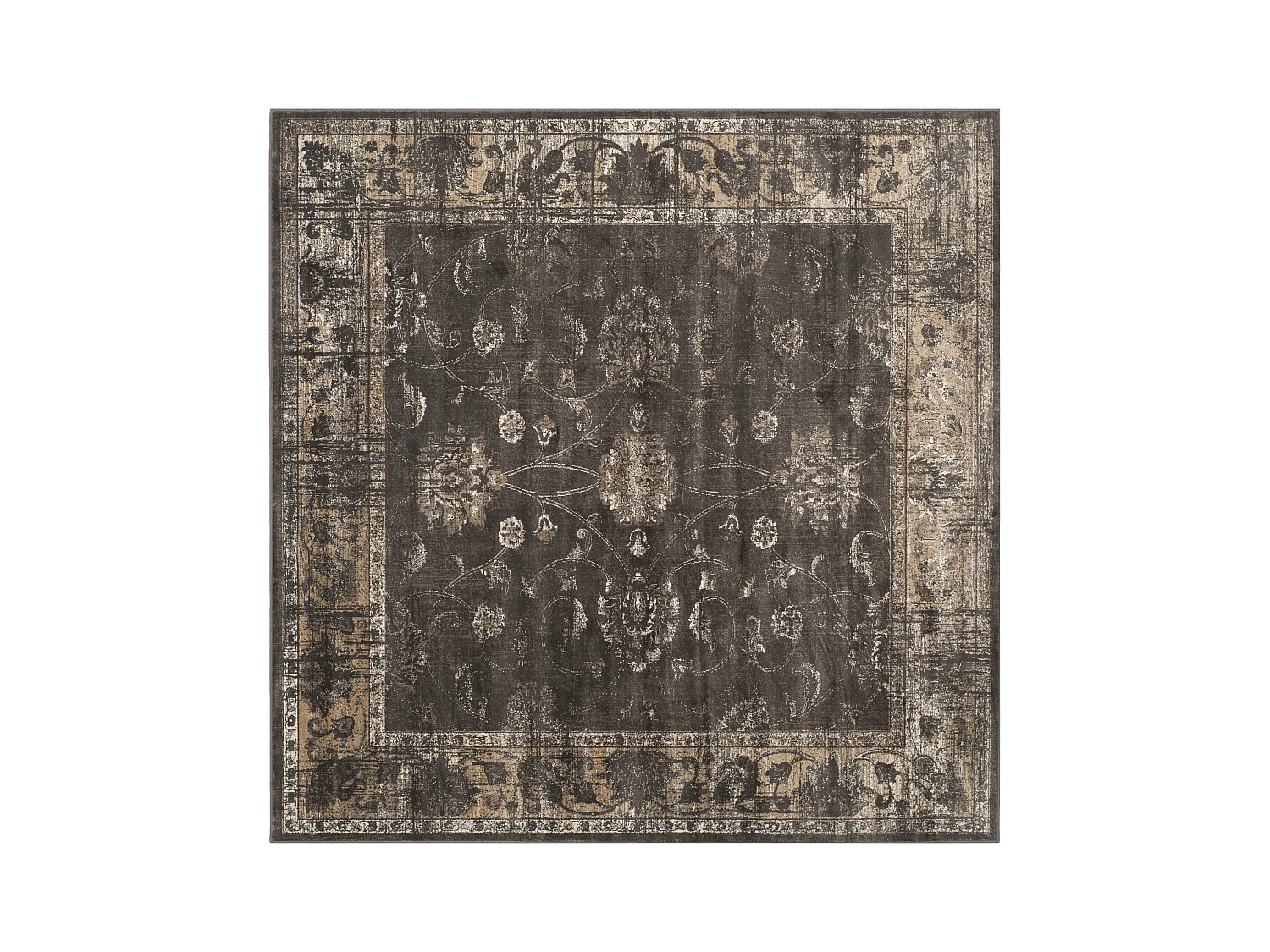 Tapis Gris 183 X 183 cm - Peri
