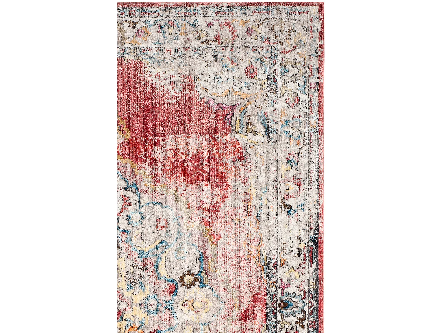 Tapis Rose/Gris 122 X 183 cm - Malani
