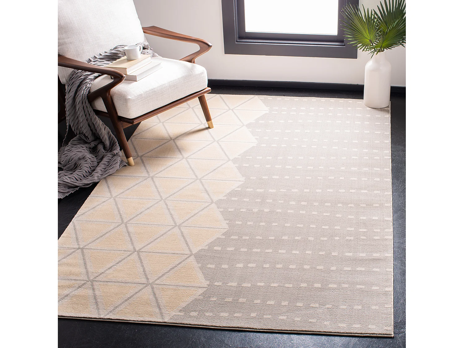 Tapis Gris/Neutre 160 X 231 cm - Blake