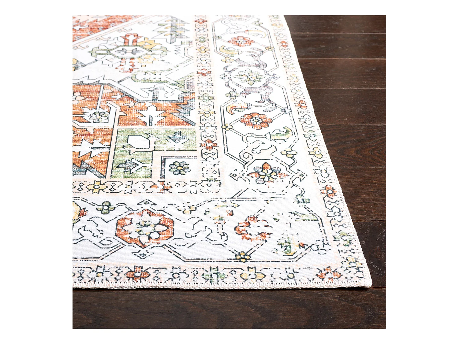 Tapis Ivoire/Rouille 76 X 244 cm - Denver