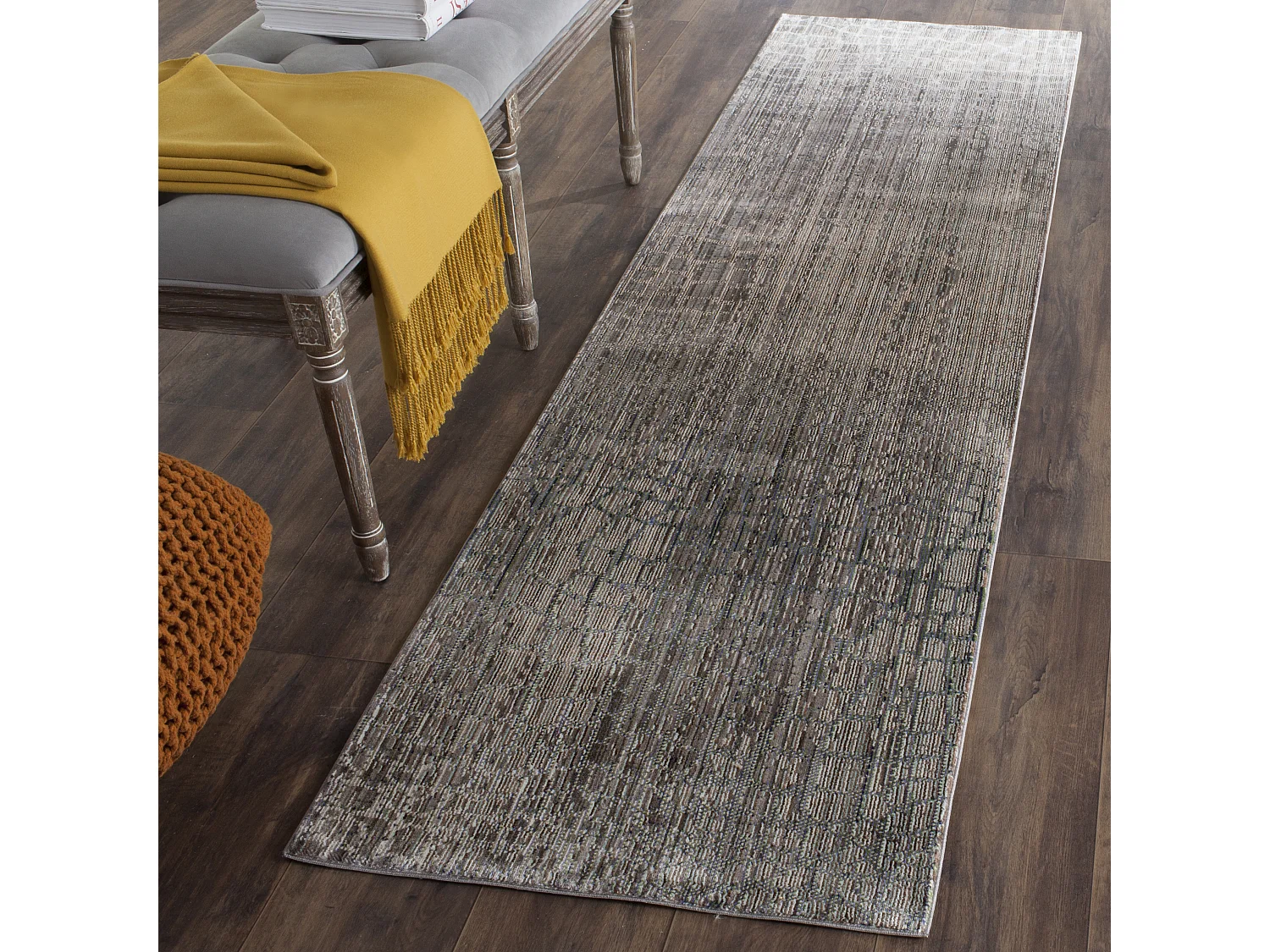 Tapis Gris/Multicolore 69 X 244 cm - Darold