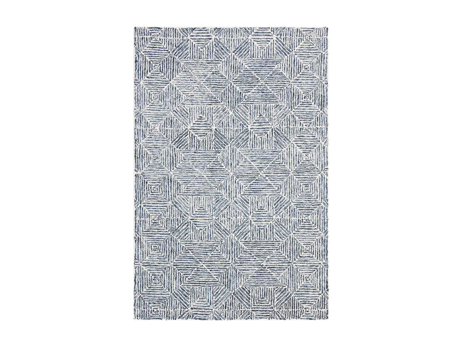 Tapis Bleu/Ivoire 91 X 152 cm - Azure