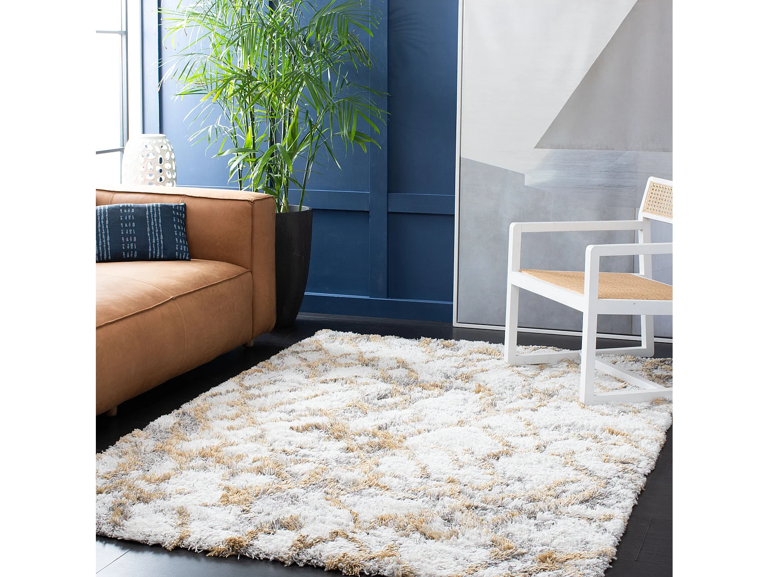 Tapis Blanc 160 X 231 cm - Olegaria