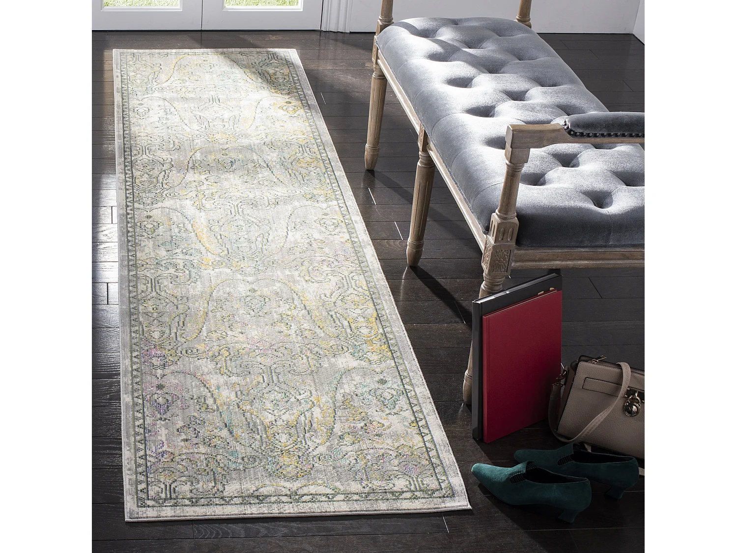 Tapis Gris/Multicolore 69 X 244 cm - Grace