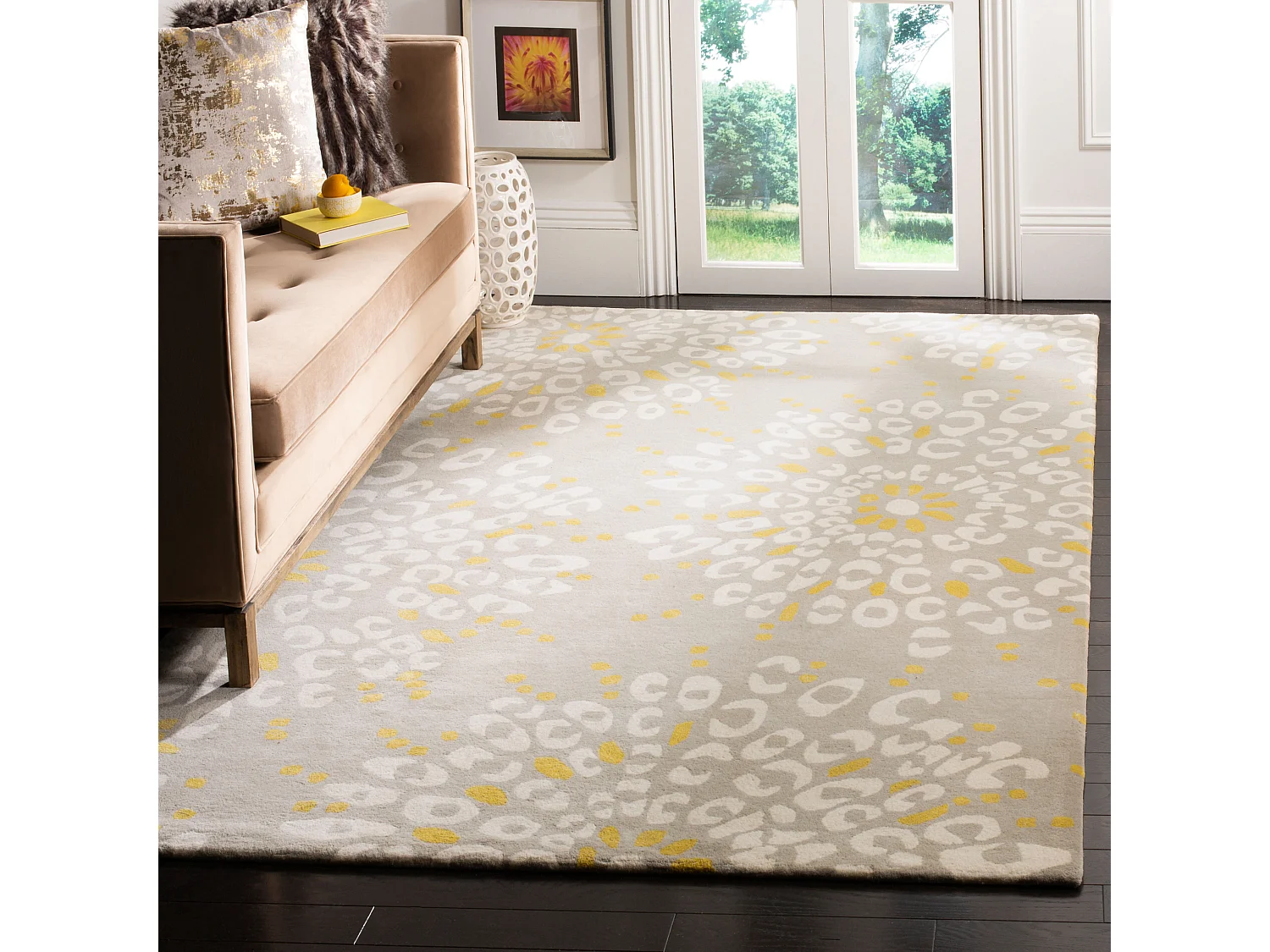 Tapis Gris/Neutre 122 X 183 cm - Clark