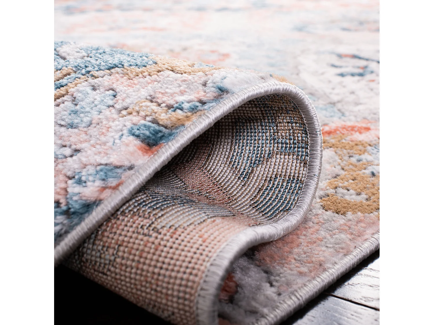 Tapis Bleu/Rose 122 X 183 cm - Charli