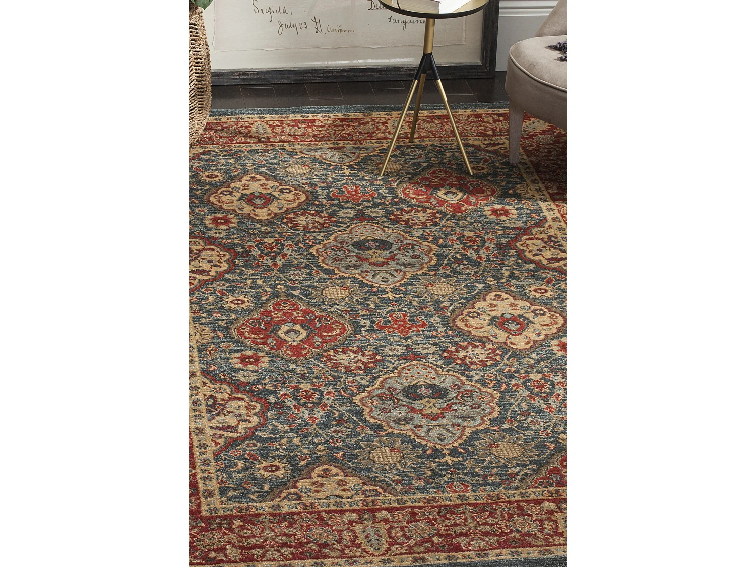 Tapis Bleu marine 91 X 152 cm - Sigourney