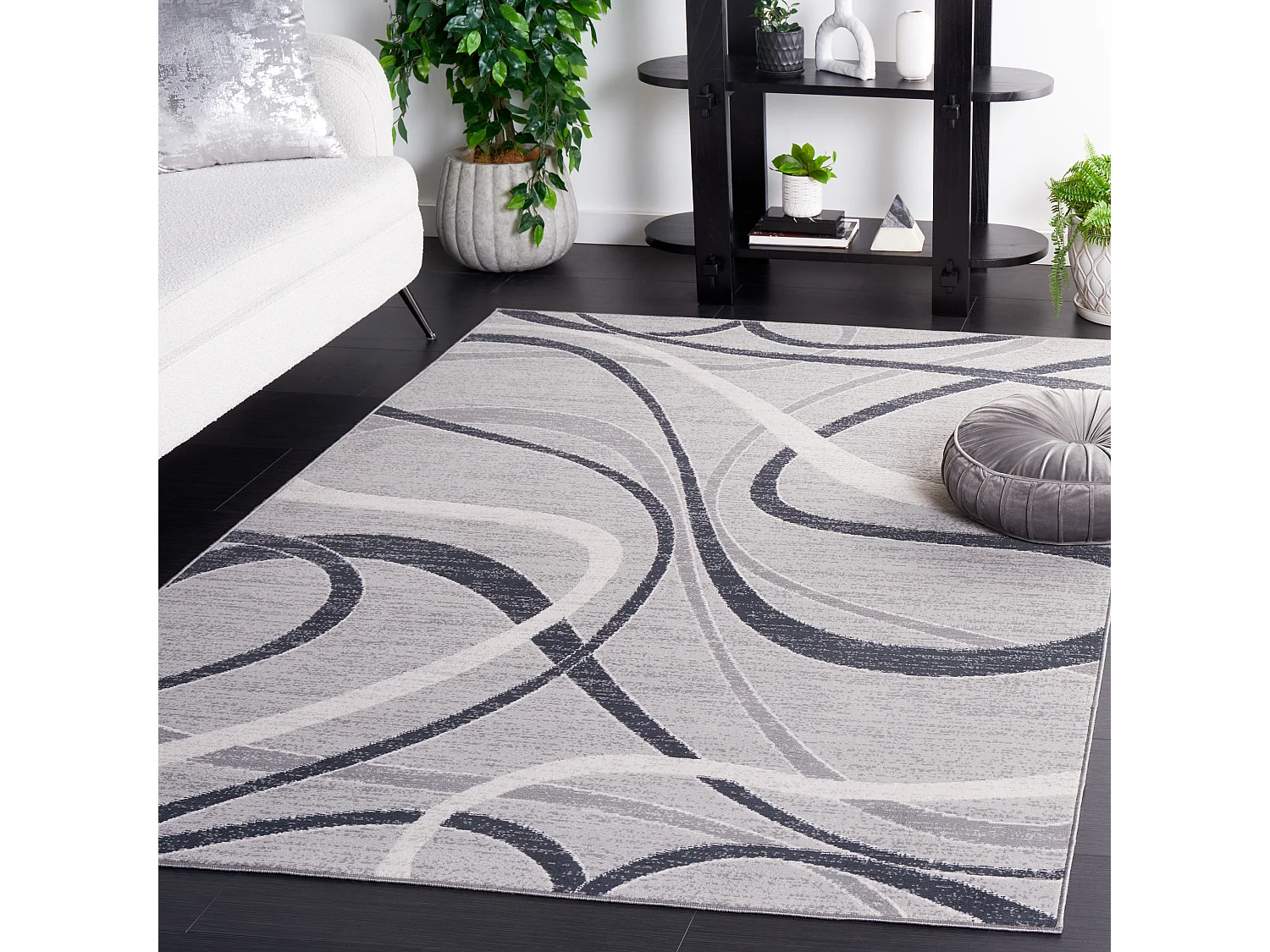 Tapis Gris/Ivoire 122 X 183 cm - Cypress