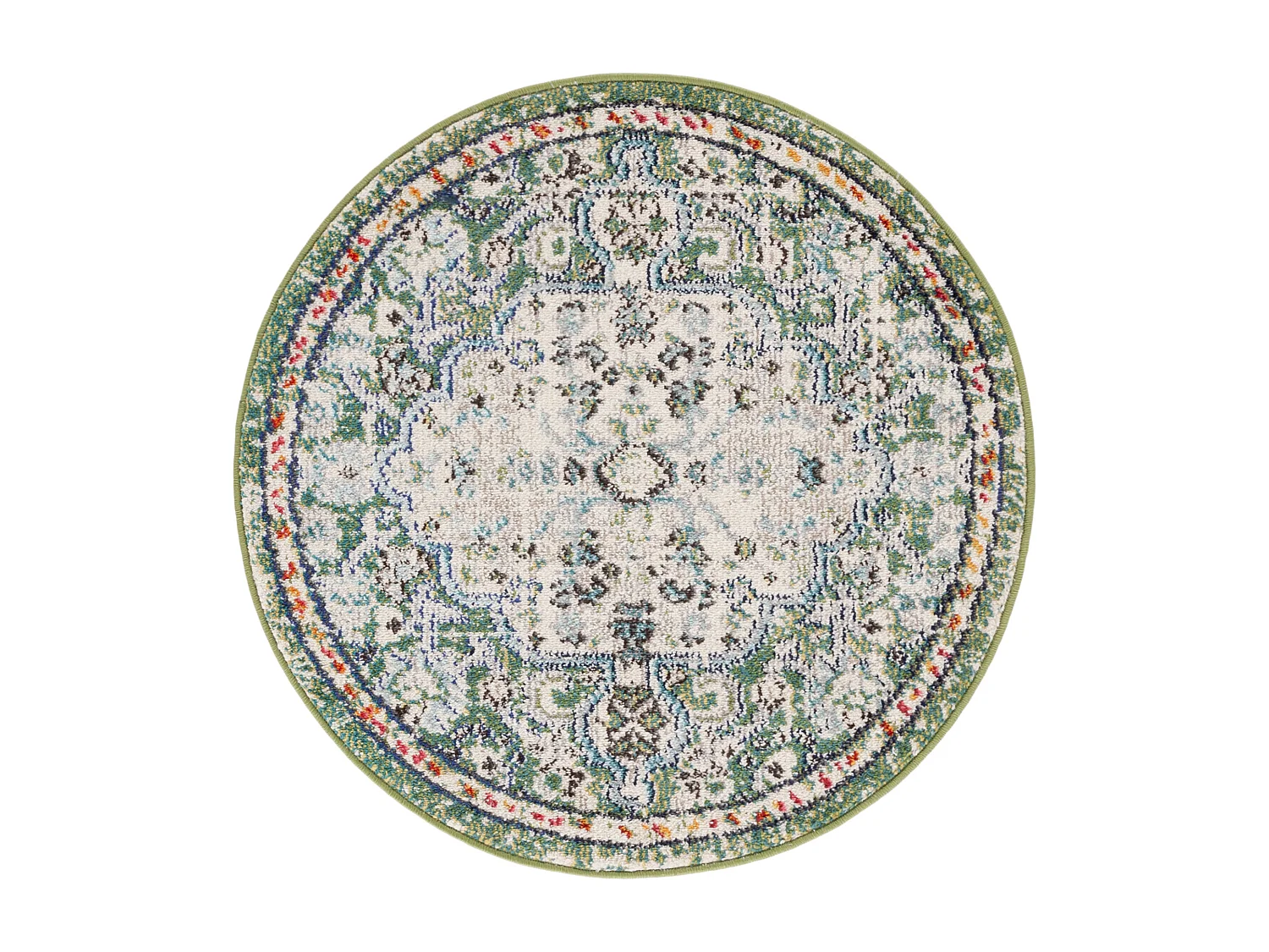 Tapis Vert/Turquoise 122 X 122 cm - Maia