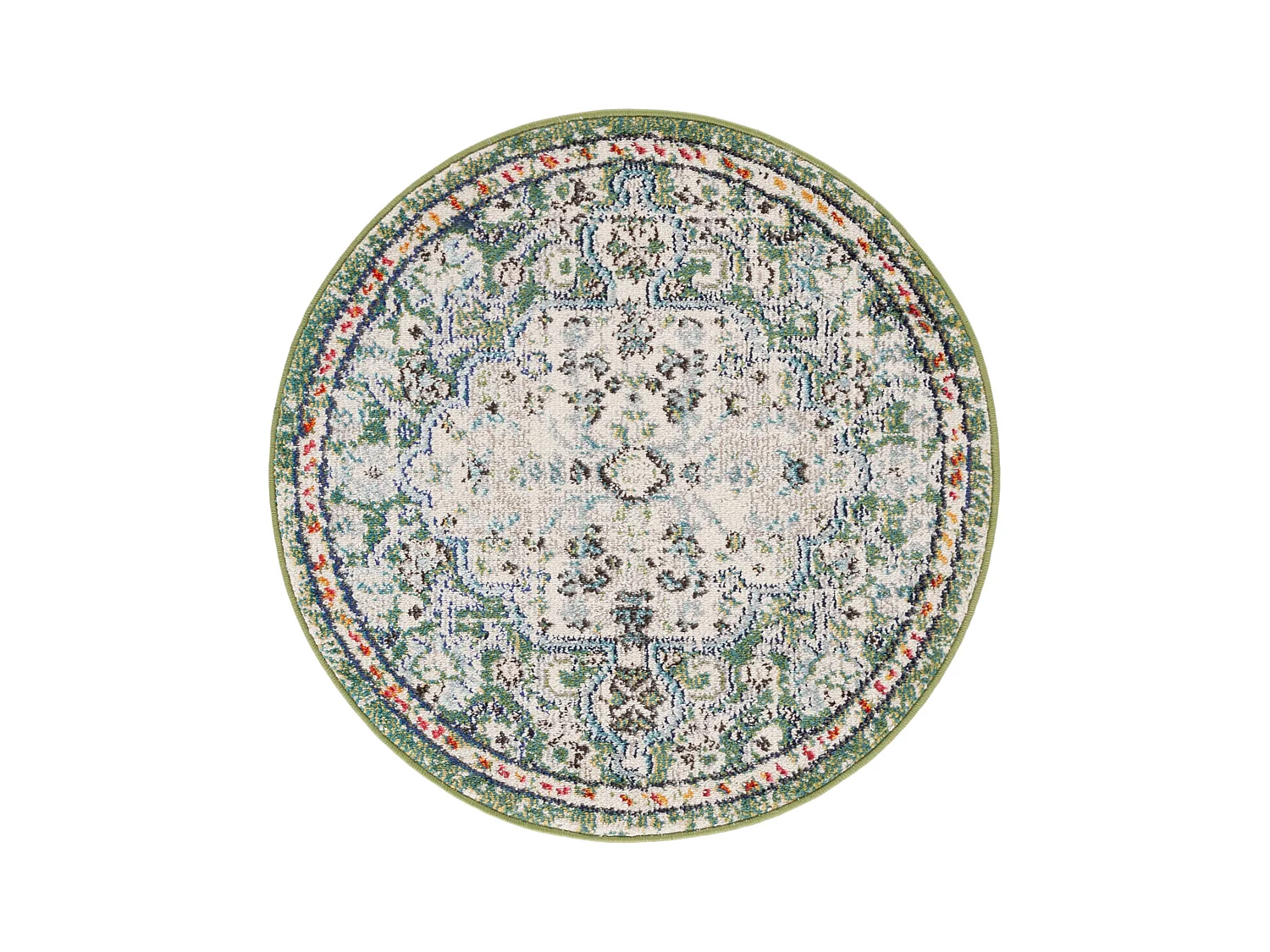 Tapis Vert/Turquoise 122 X 122 cm - Maia