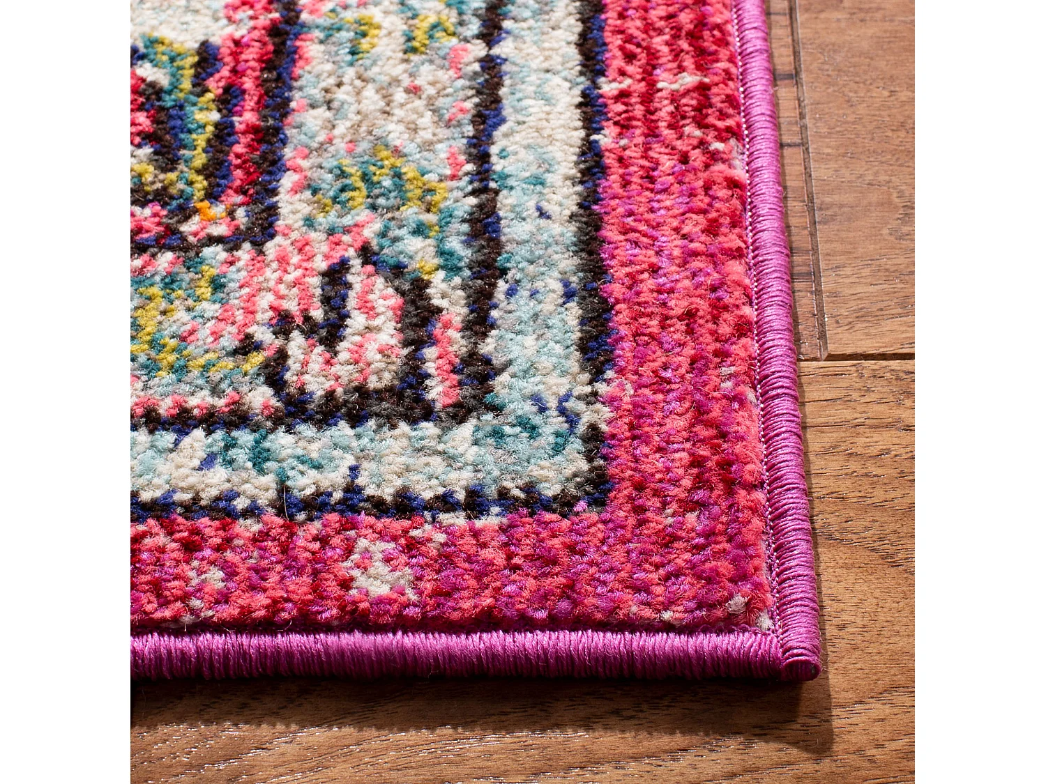 Tapis Fuchsia/Bleu 61 X 91 cm - Malaya