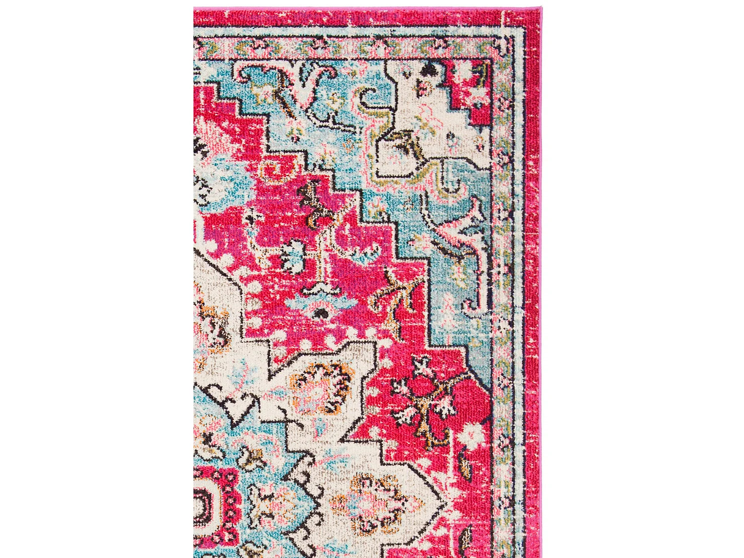 Tapis Fuchsia/Bleu 61 X 91 cm - Malaya