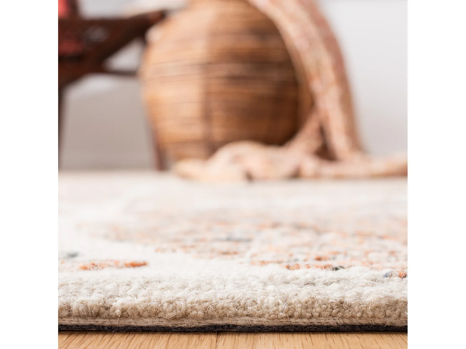 Tapis Ivoire/Marron 244 X 305 cm - Meara