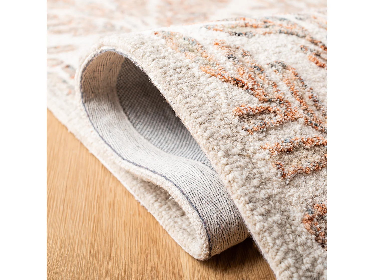 Tapis Ivoire/Marron 244 X 305 cm - Meara