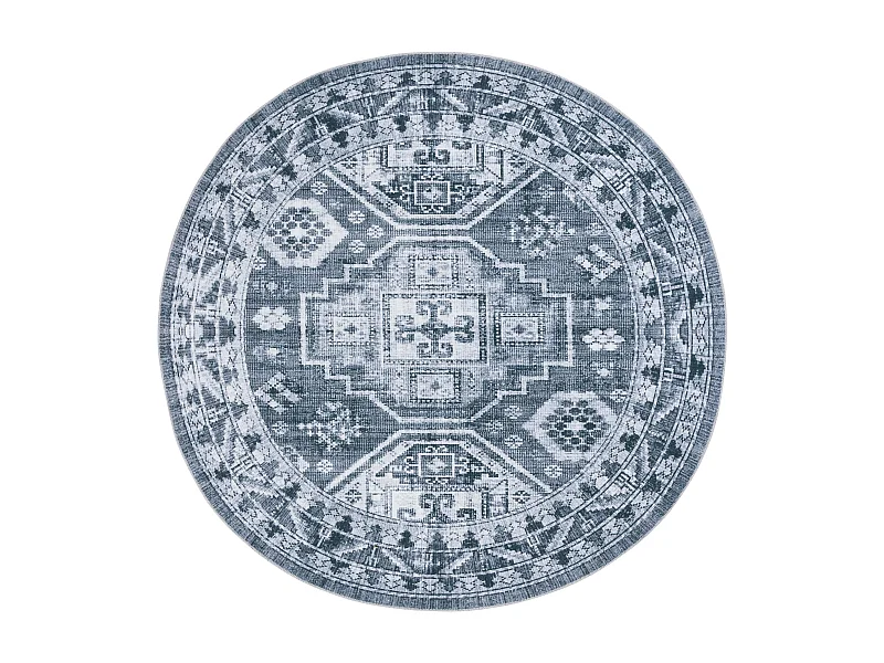 Tapis Gris Vert/Ivoire 183 X 183 cm - Fatima