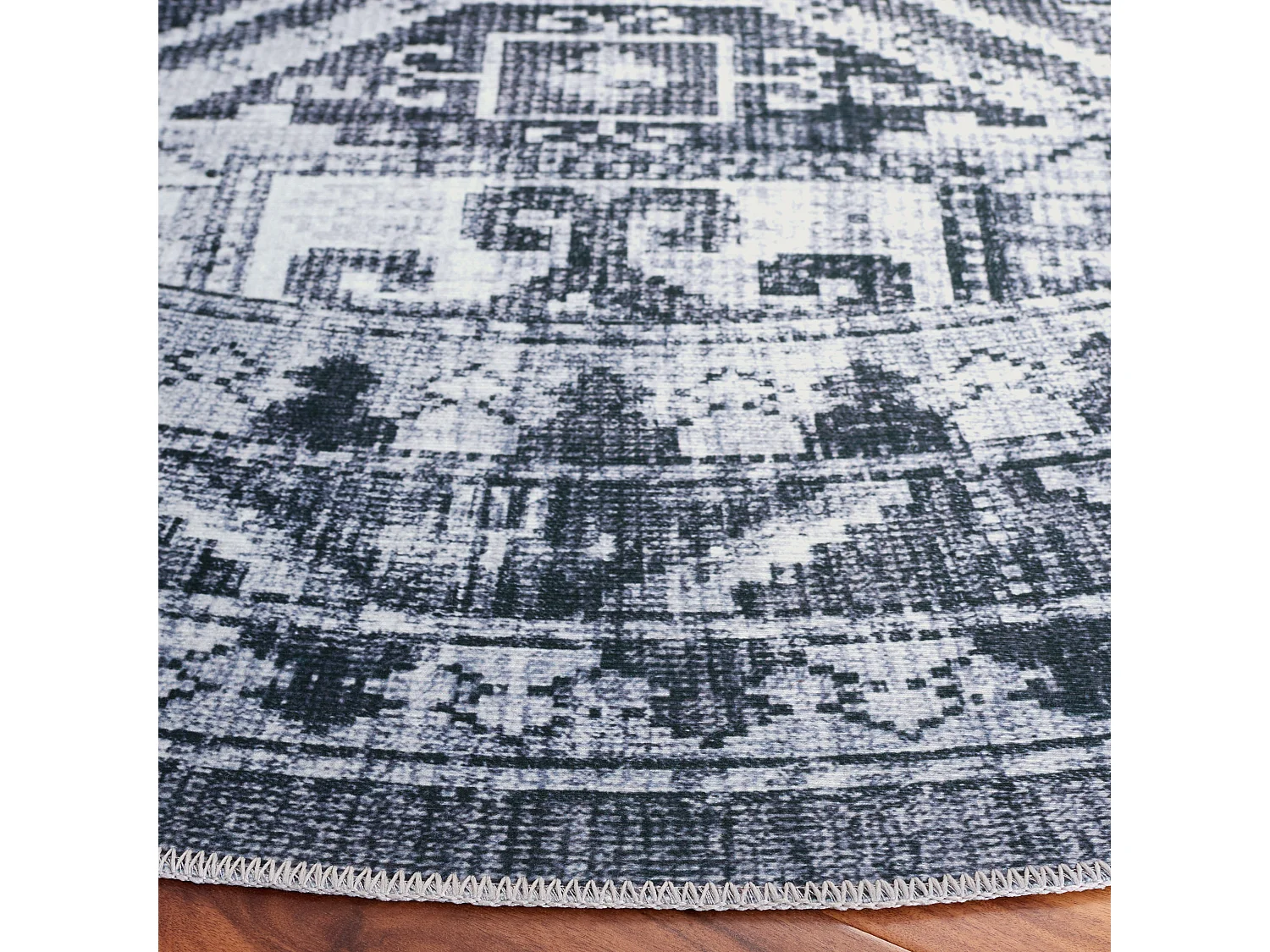 Tapis Gris Vert/Ivoire 183 X 183 cm - Fatima