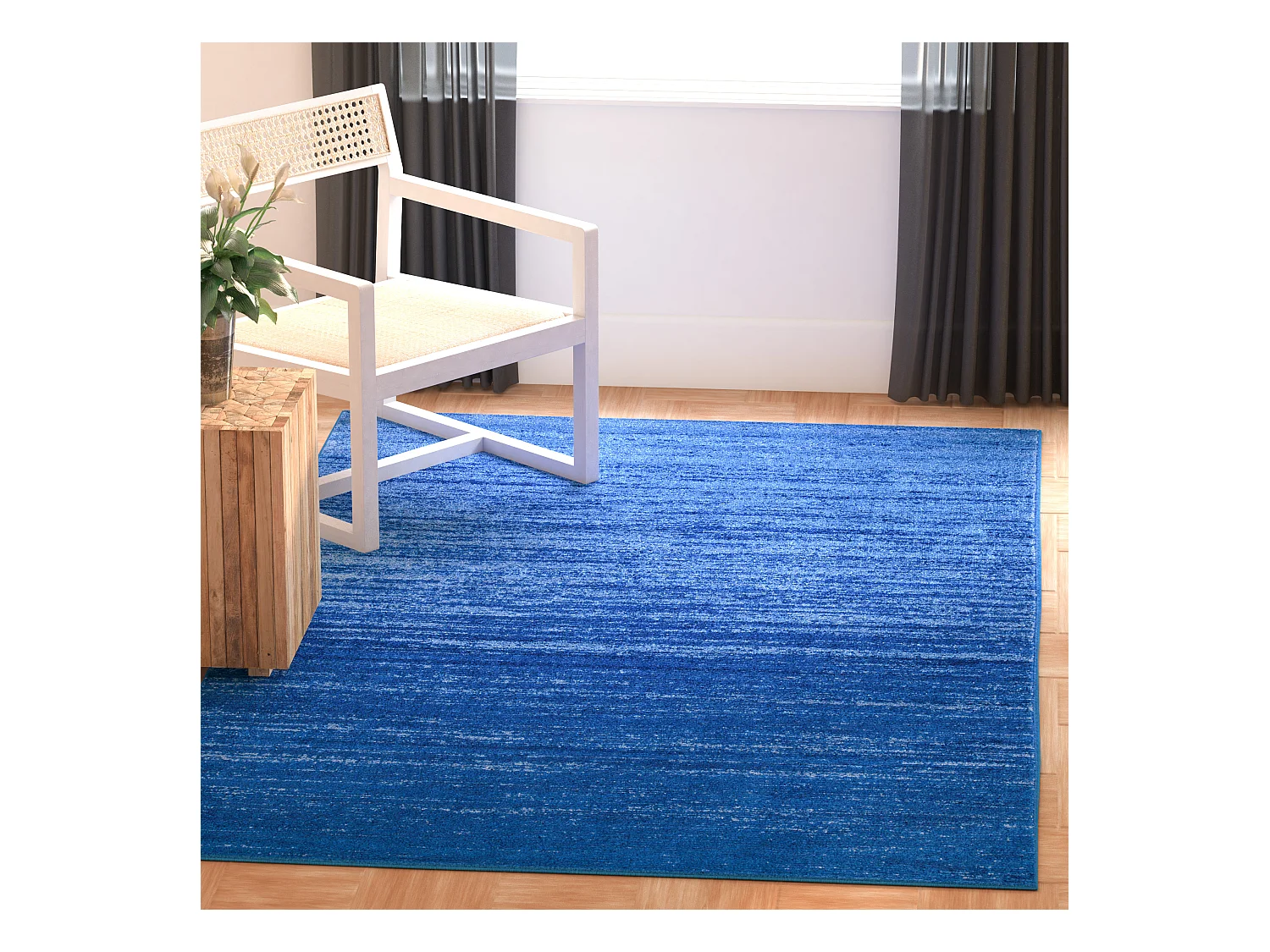 Tapis Bleu/Bleu Marine 155 X 229 cm - Marius