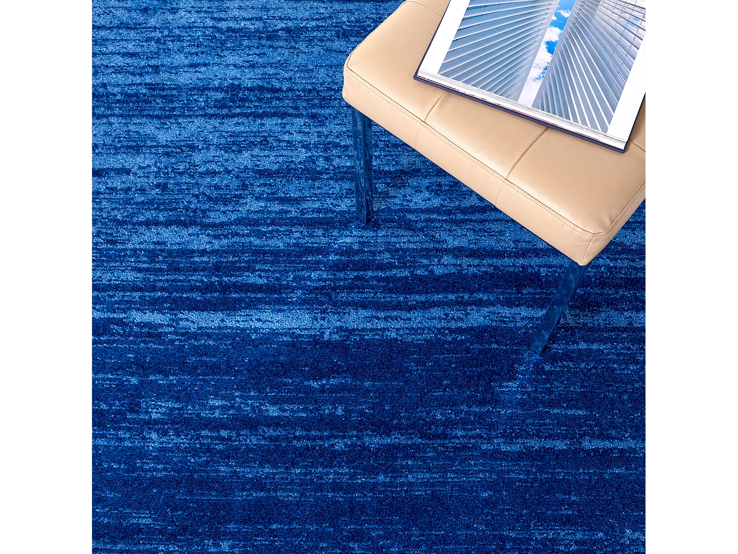 Tapis Bleu/Bleu Marine 155 X 229 cm - Marius