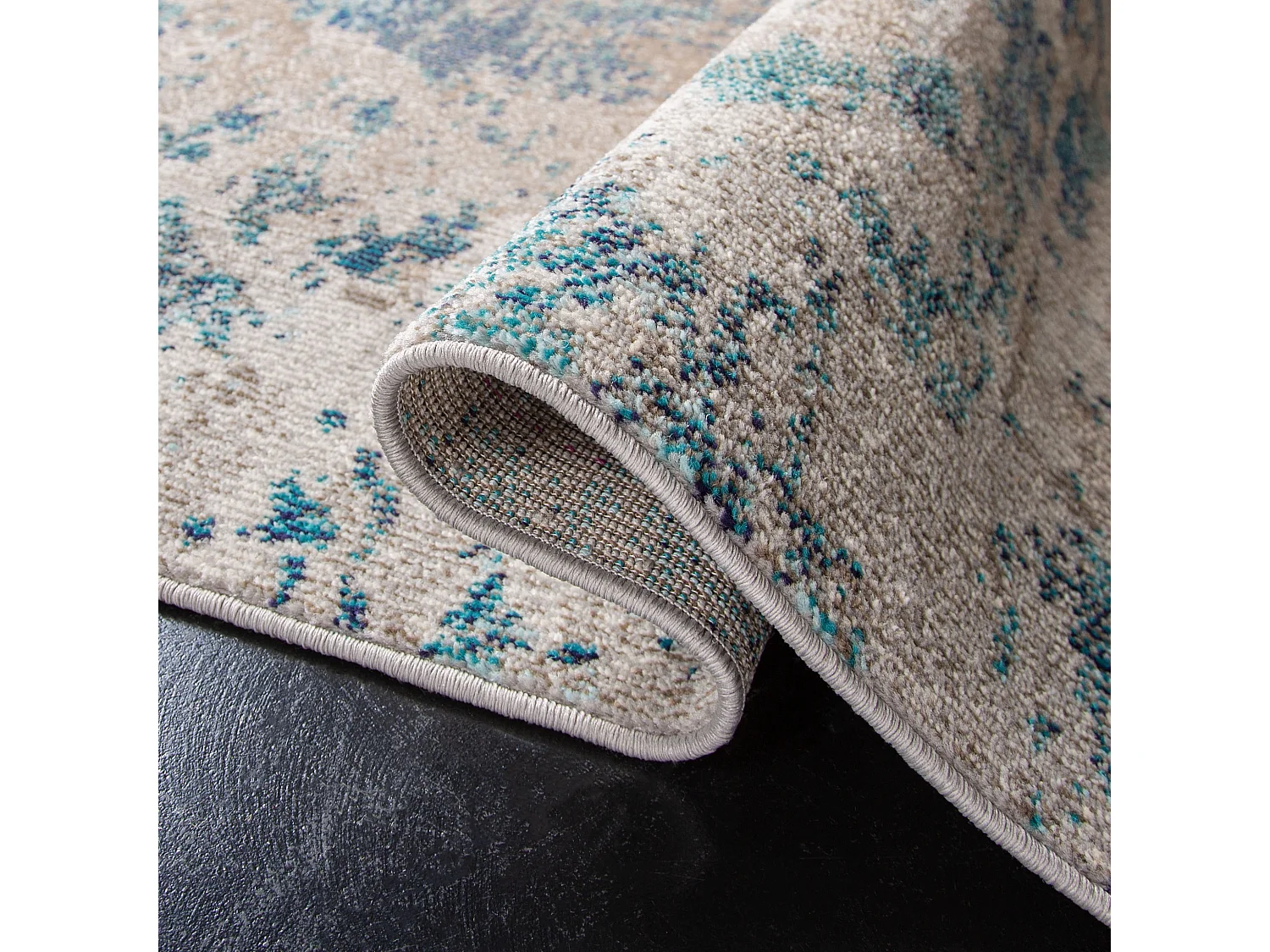 Tapis Bleu/Gris 183 X 274 cm - Julia