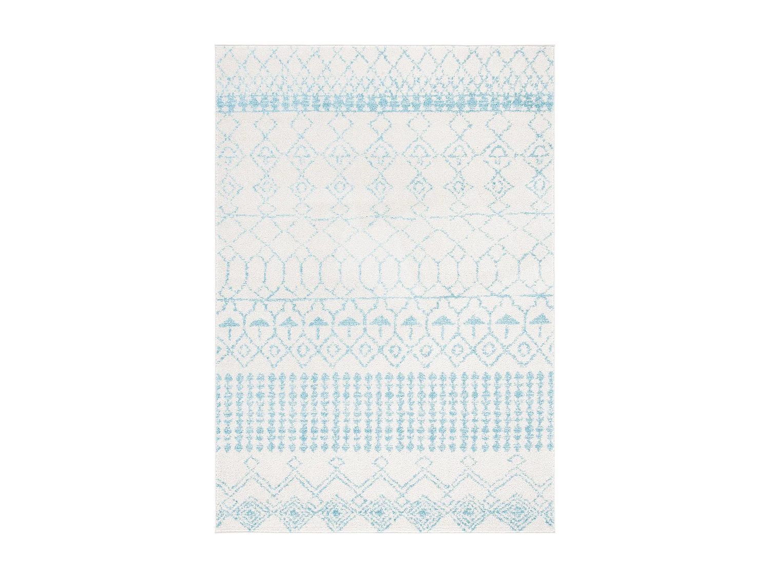 Tapis Neutre/Bleu 122 X 183 cm - Harmony