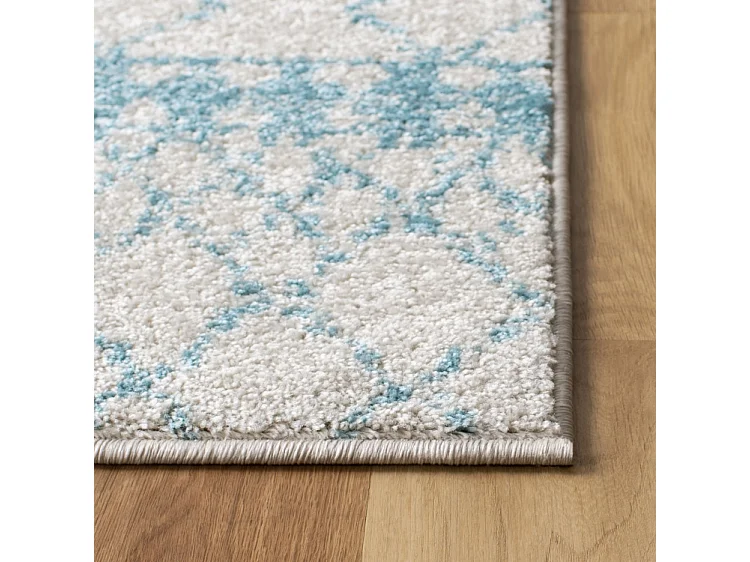 Tapis Neutre/Bleu 122 X 183 cm - Harmony