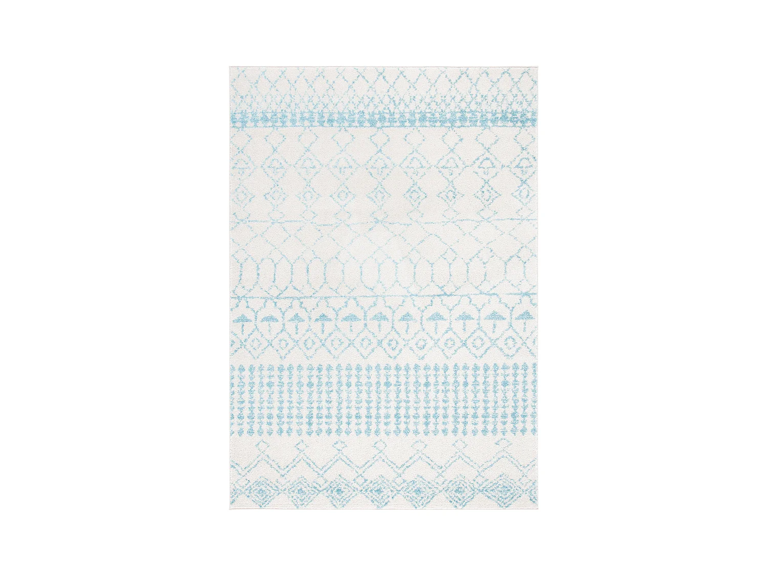 Tapis Neutre/Bleu 122 X 183 cm - Harmony
