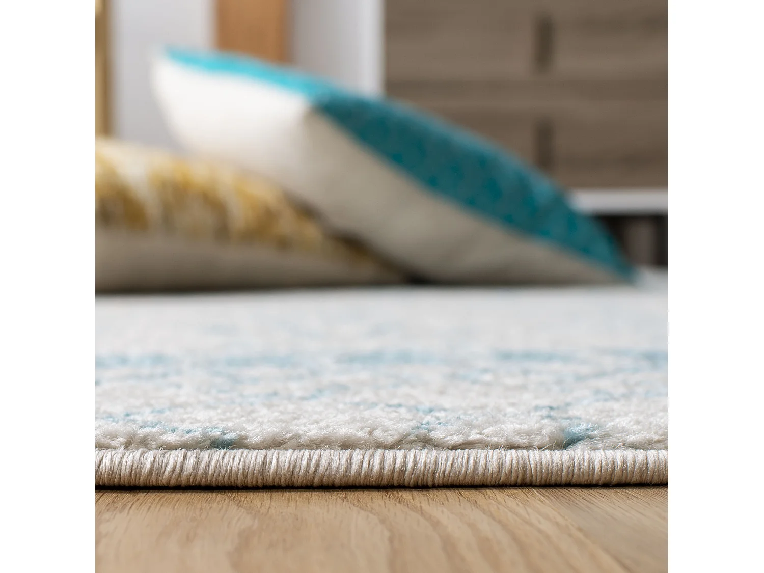 Tapis Neutre/Bleu 122 X 183 cm - Harmony
