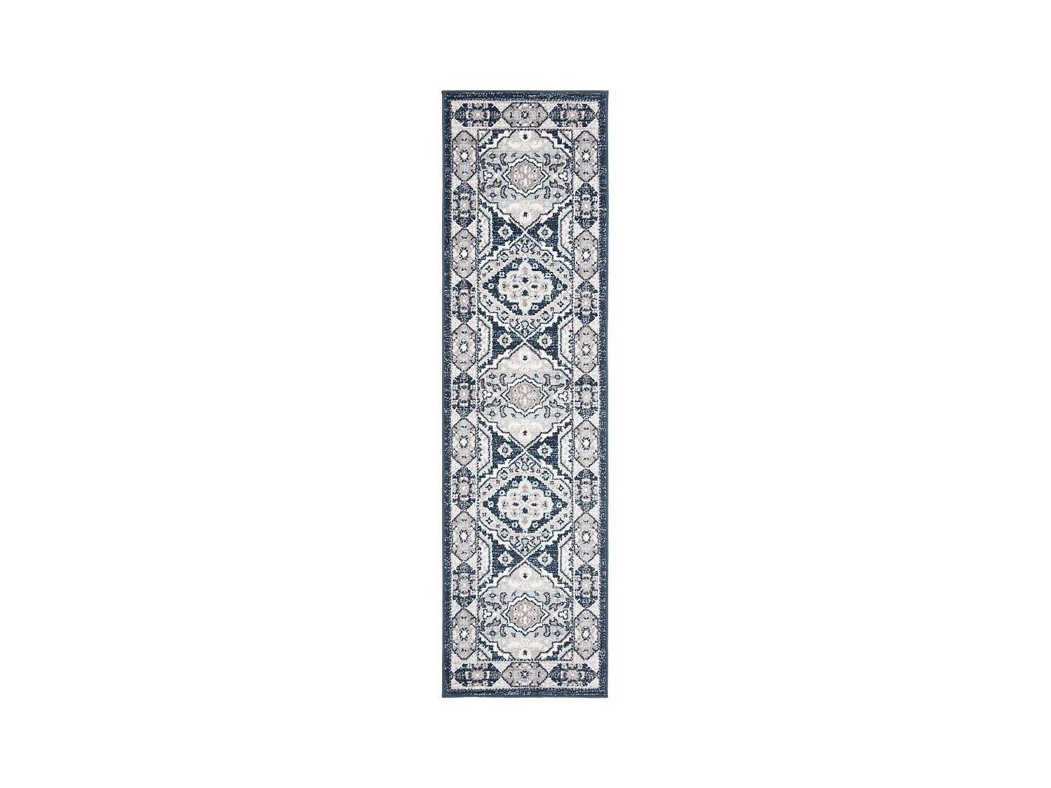 Tapis Bleu/Gris 61 X 244 cm - Mylo
