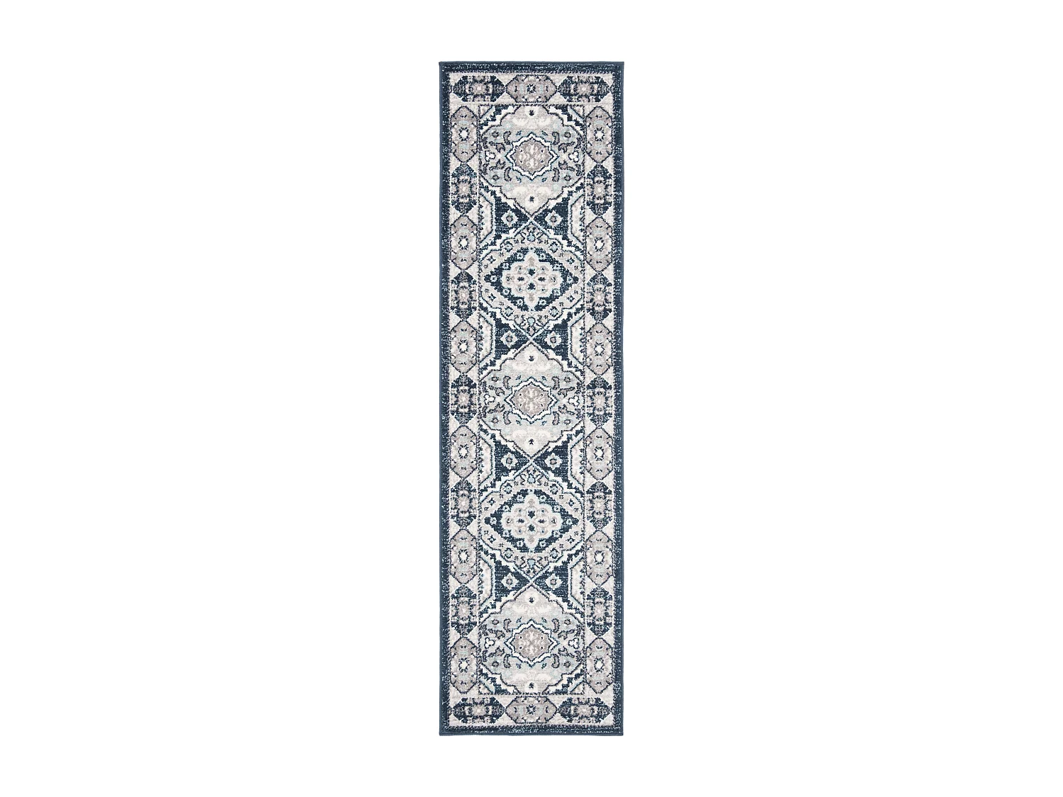 Tapis Bleu/Gris 61 X 244 cm - Mylo