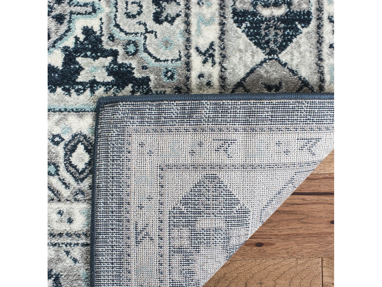 Tapis Bleu/Gris 61 X 244 cm - Mylo