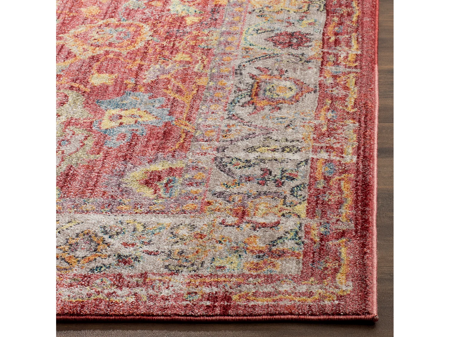 Tapis Rose/Gris 122 X 183 cm - Hali