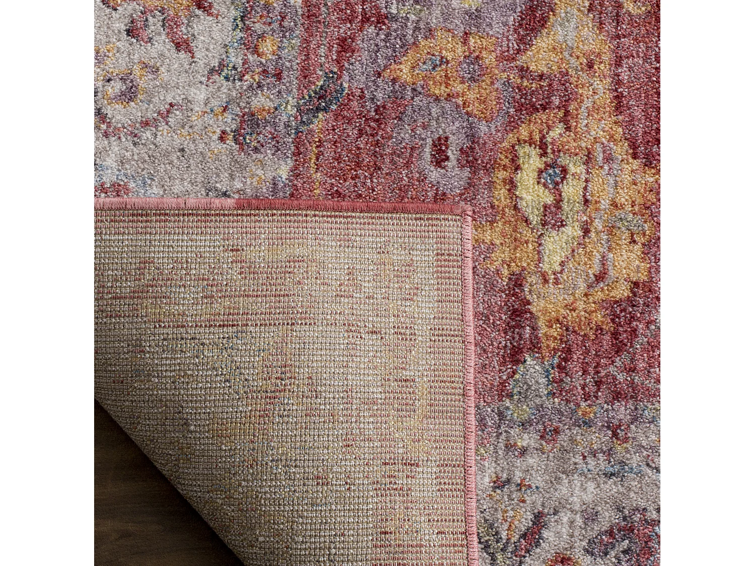 Tapis Rose/Gris 122 X 183 cm - Hali