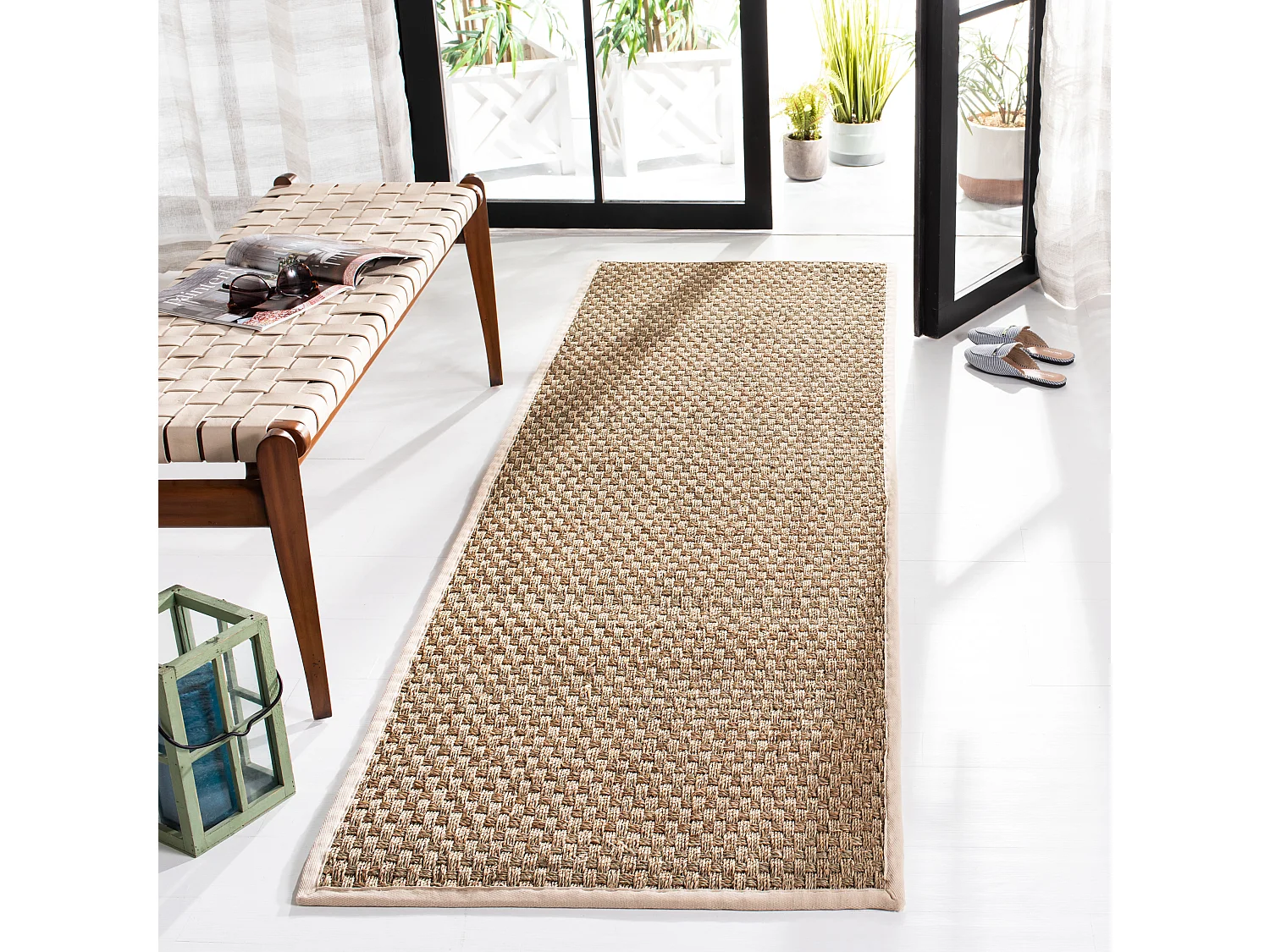 Tapis Naturel/Ivoire 76 X 244 cm - Roselyn