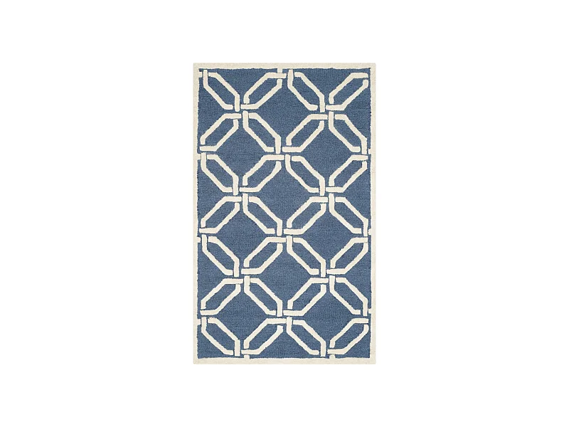 Tapis Bleu Marine/Neutre 152 X 244 cm - Mollie