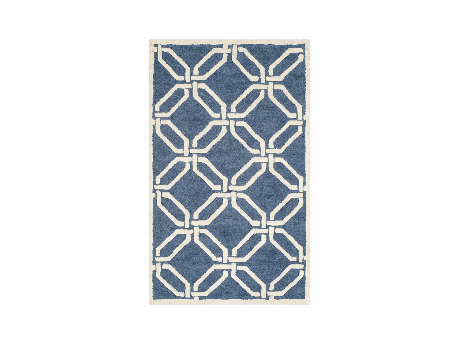 Tapis Bleu Marine/Neutre 152 X 244 cm - Mollie