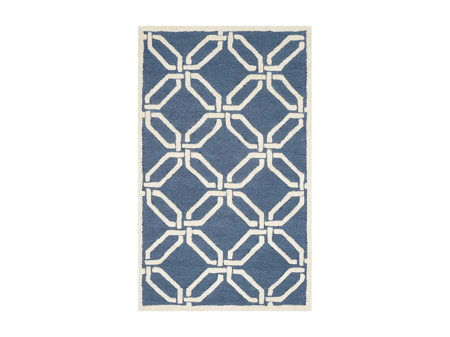Tapis Bleu Marine/Neutre 152 X 244 cm - Mollie