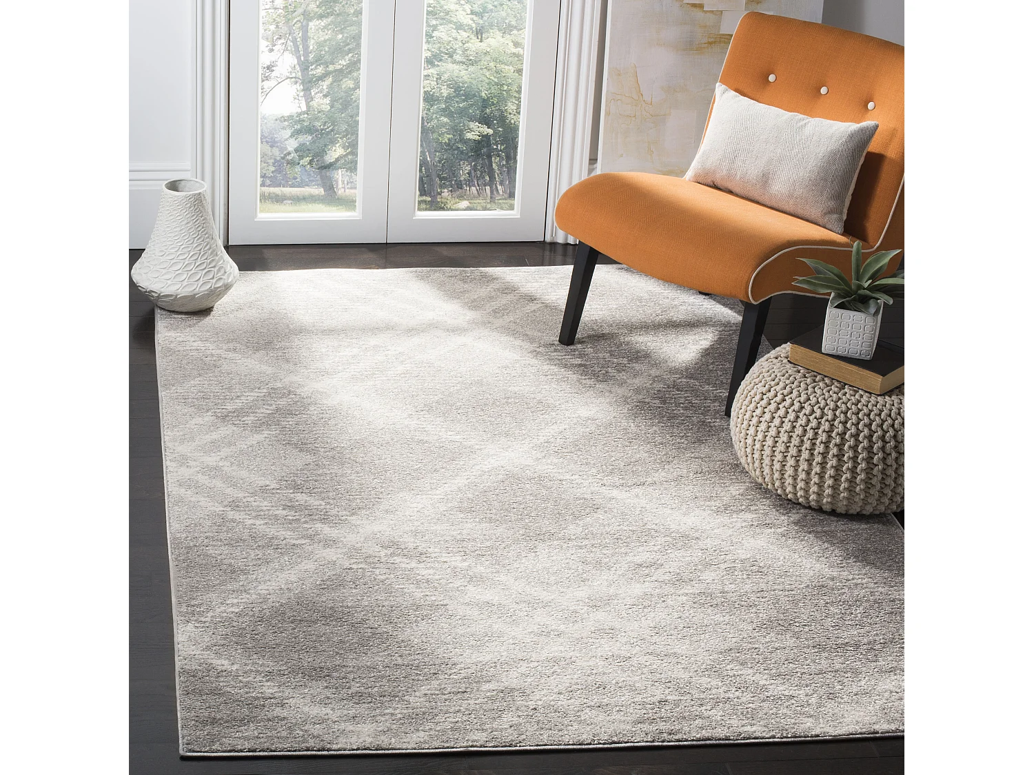 Tapis Gris/Neutre 91 X 152 cm - Zephyra