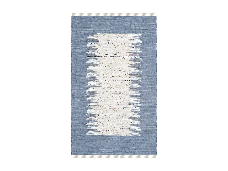 Tapis Neutre/Bleu Marine 183 X 274 cm - Saltillo