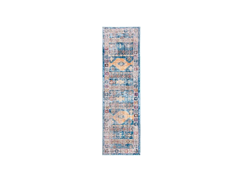 Tapis Bleu/Gris 69 X 244 cm - Yasmeen