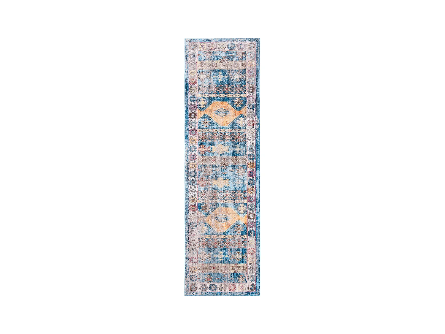 Tapis Bleu/Gris 69 X 244 cm - Yasmeen