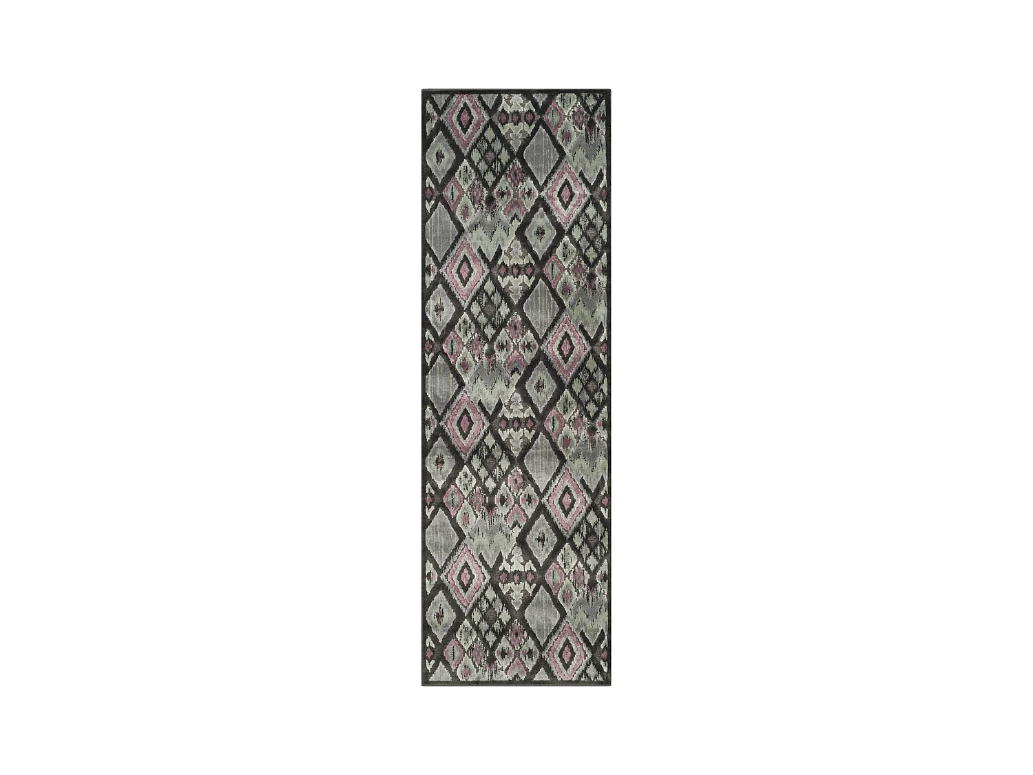 Tapis Gris/Multicolore 74 X 229 cm - Evadne