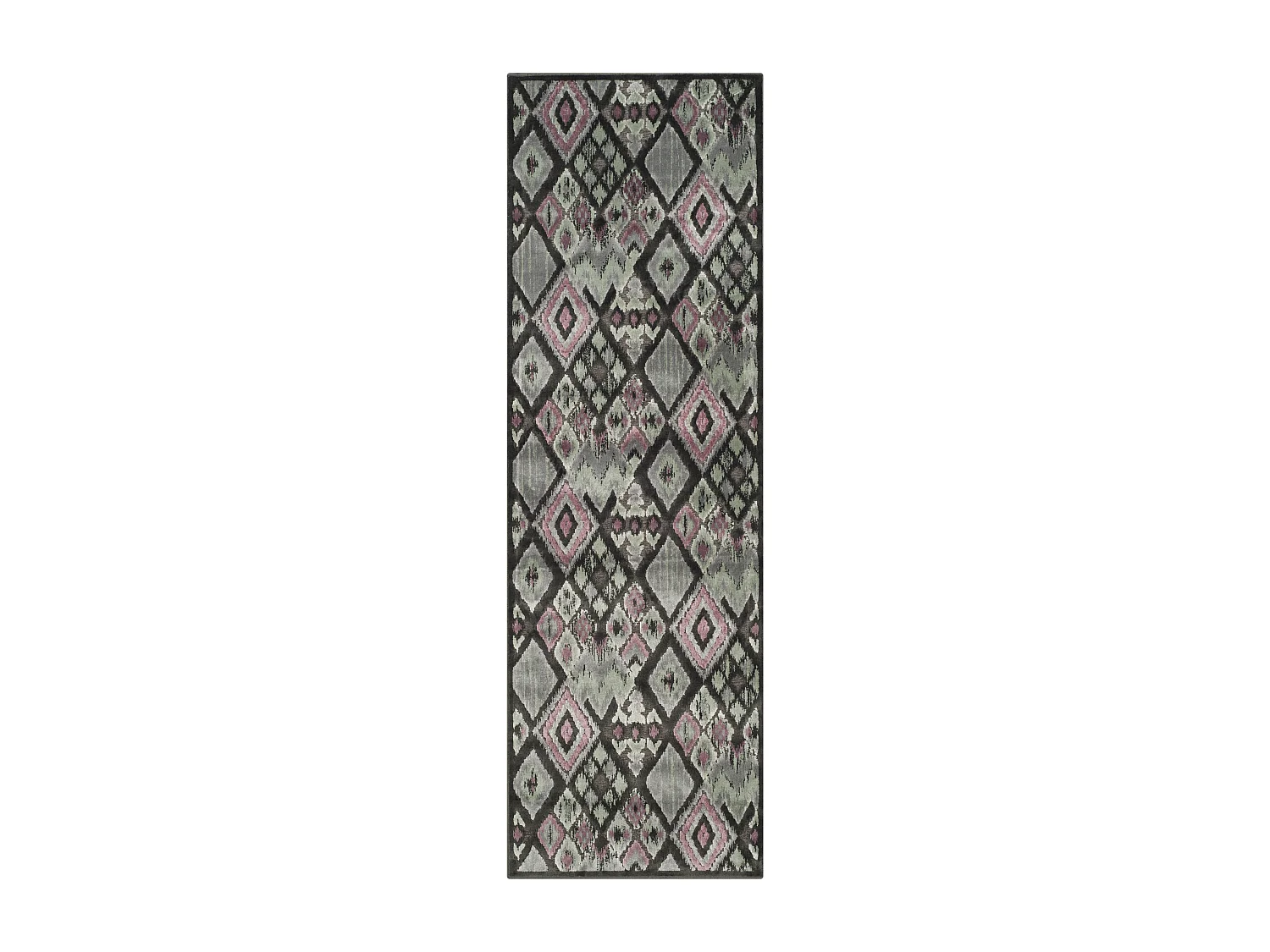 Tapis Gris/Multicolore 74 X 229 cm - Evadne