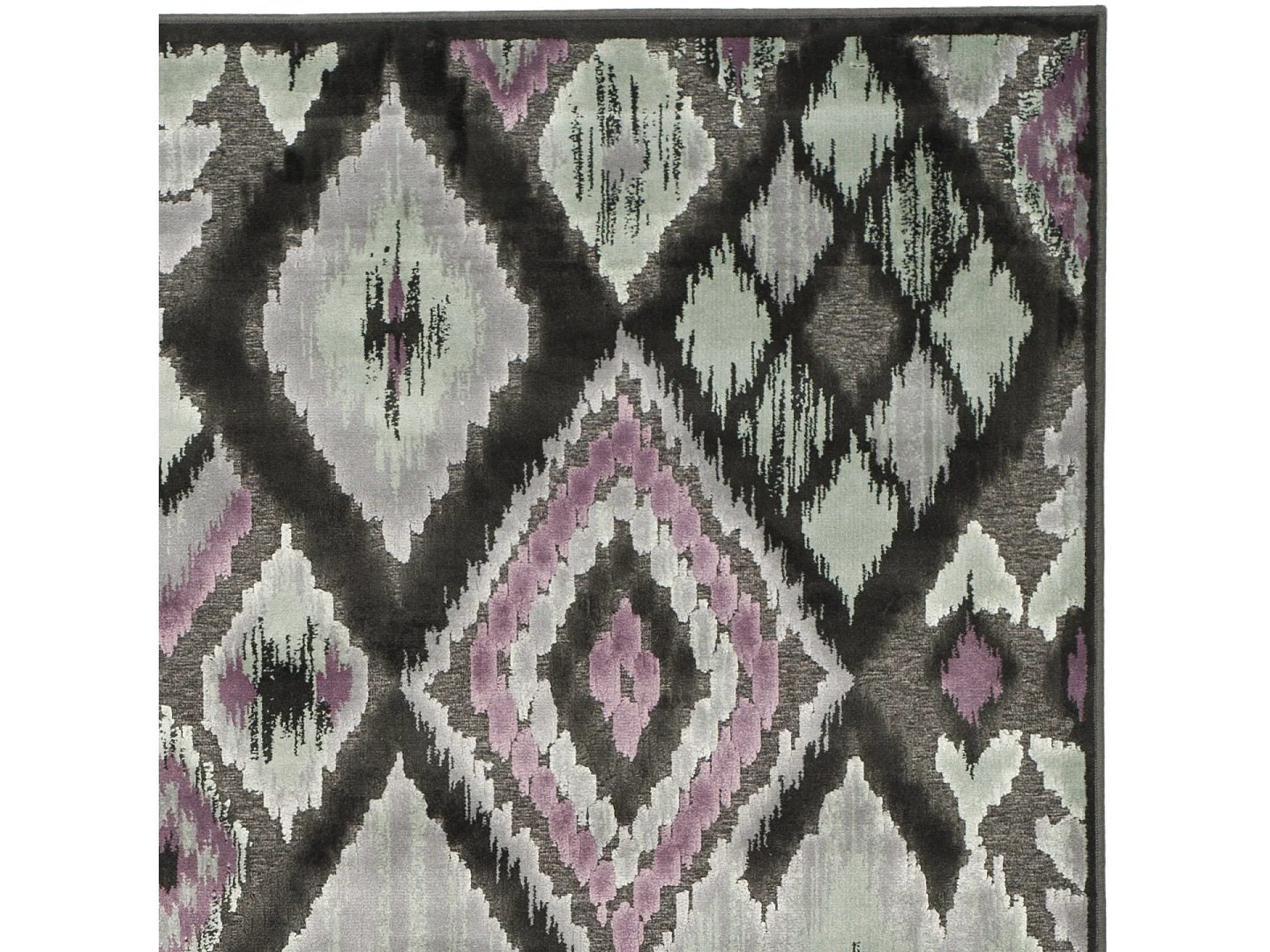 Tapis Gris/Multicolore 74 X 229 cm - Evadne