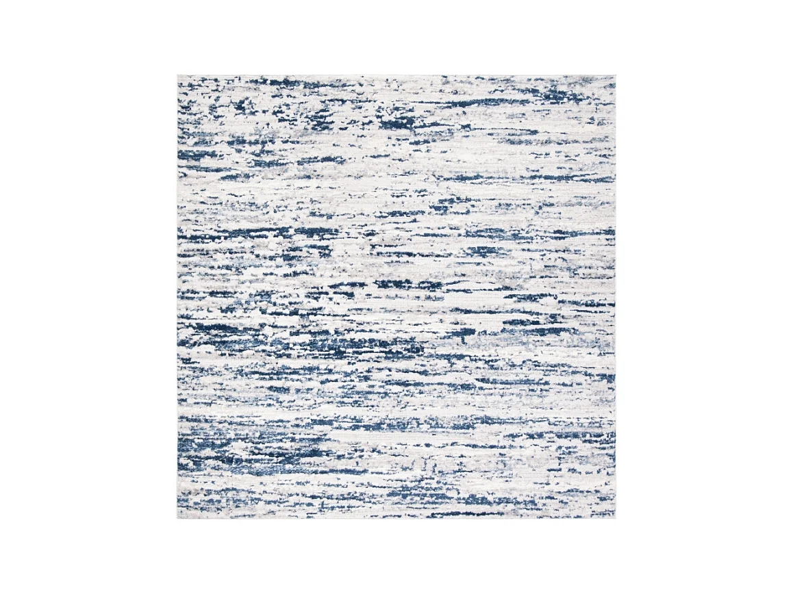 Tapis Gris/Marine 91 X 91 cm - Gabriel