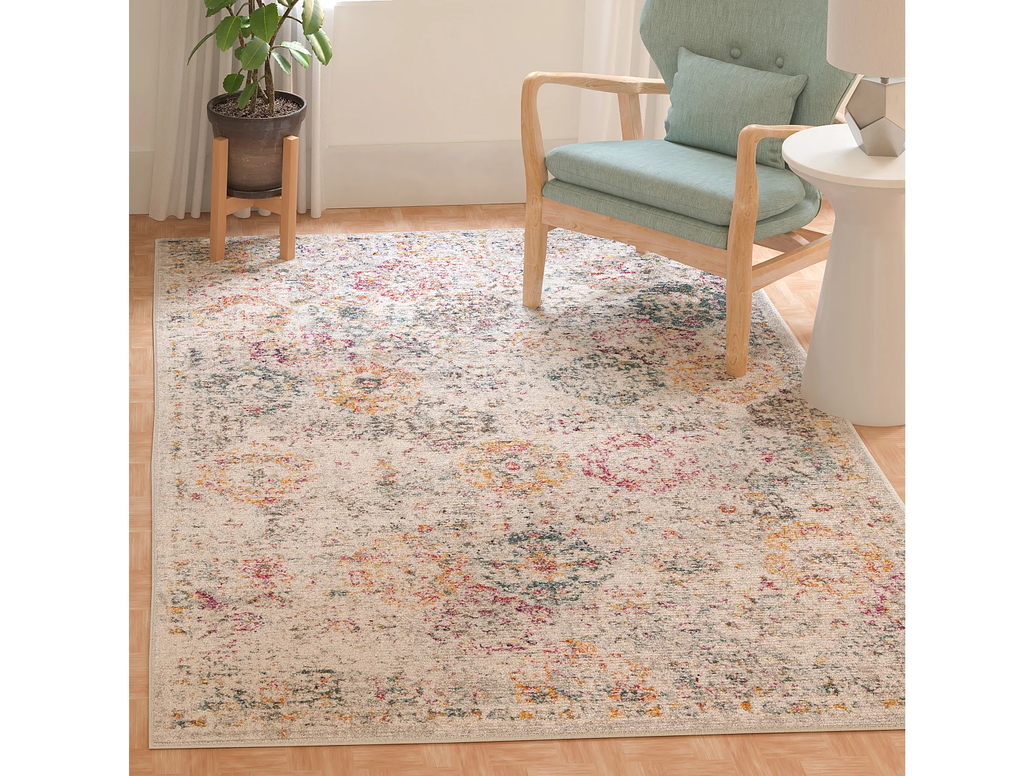 Tapis Gris/Or 122 X 183 cm - Mopani