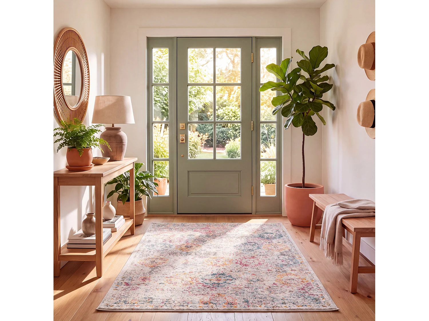 Tapis Gris/Or 122 X 183 cm - Mopani
