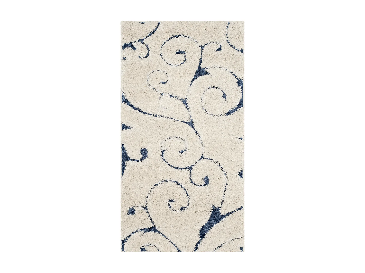 Tapis Crème/Bleu 61 X 91 cm - Rosalind